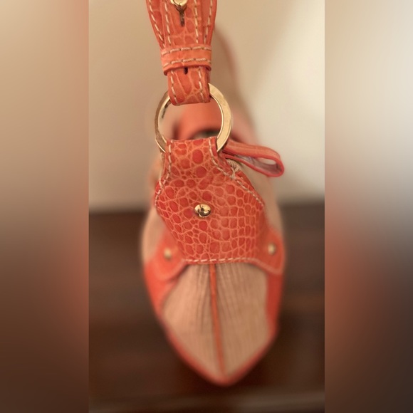 NWT Valentino Crocodile Raffia Hobo Bag - Picture 7 of 10